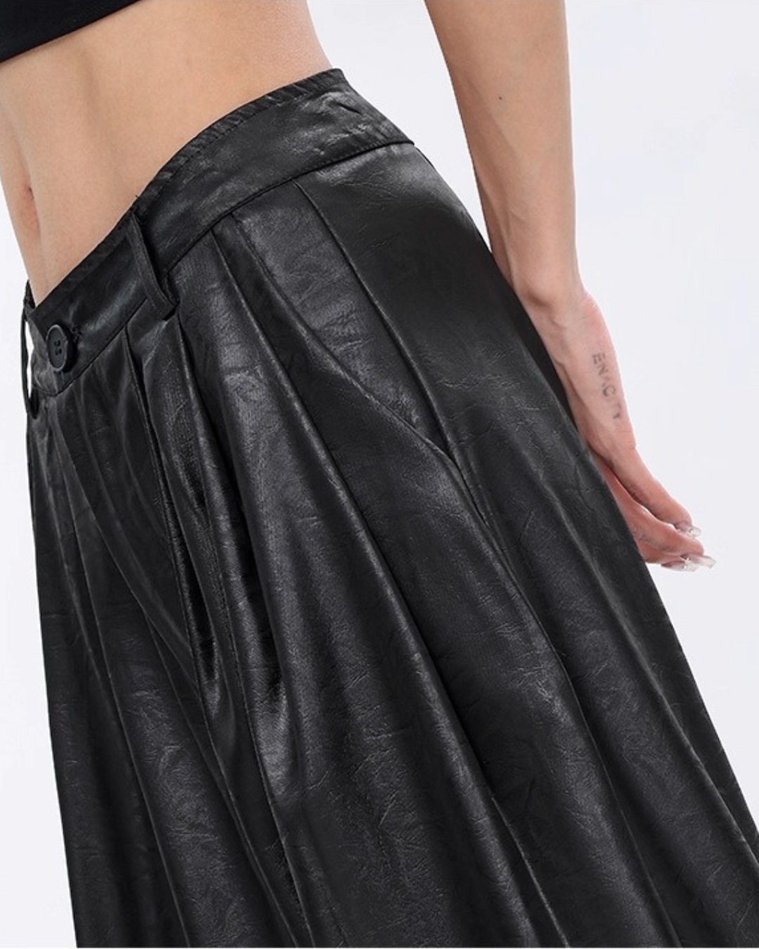 Urban Edge Faux Leather Trousers