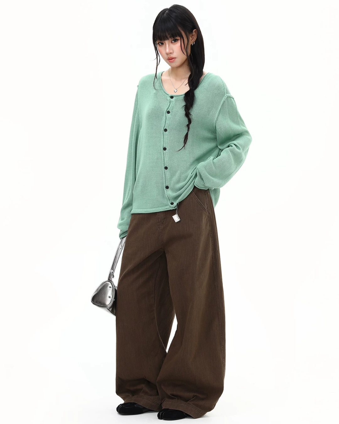 Mint Sheer Cardigan