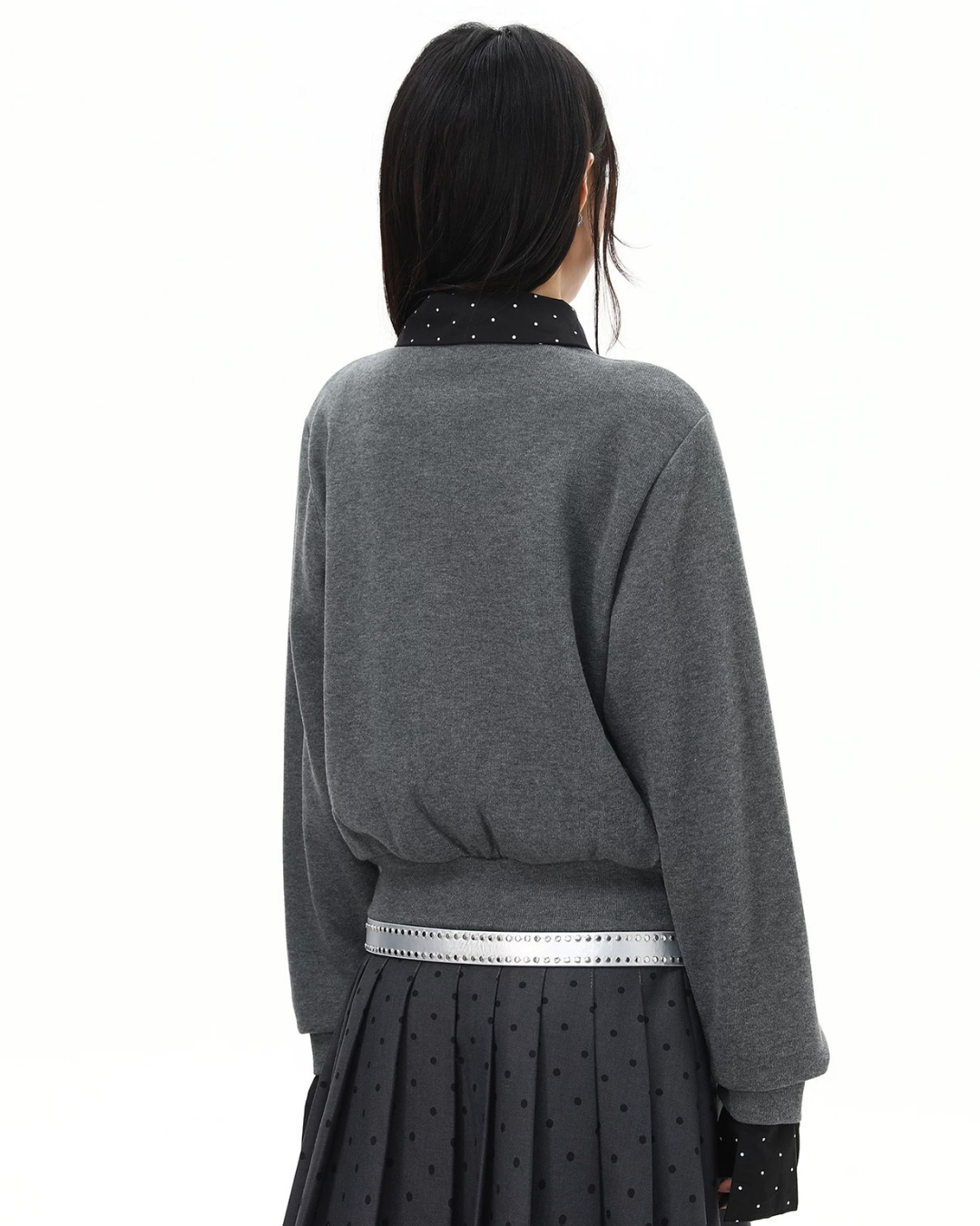 Studded Collar Cardigan