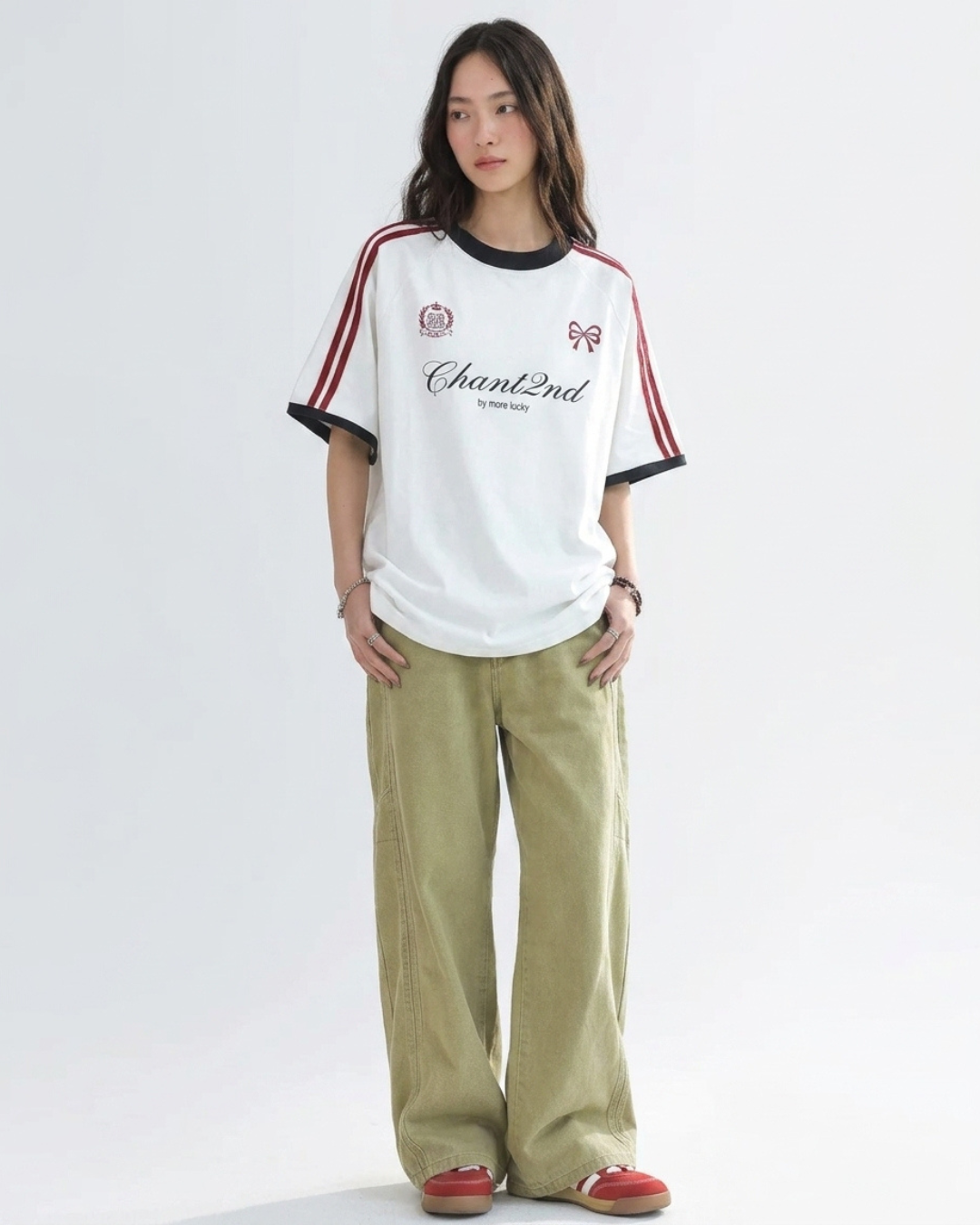 Bow Script Sporty Color Tee
