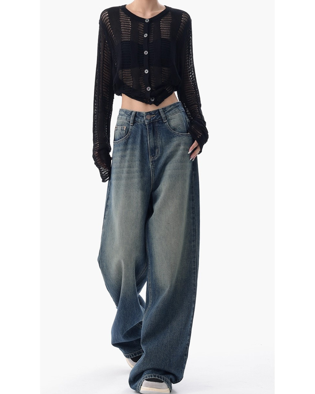 Classic Wash Baggy Denim