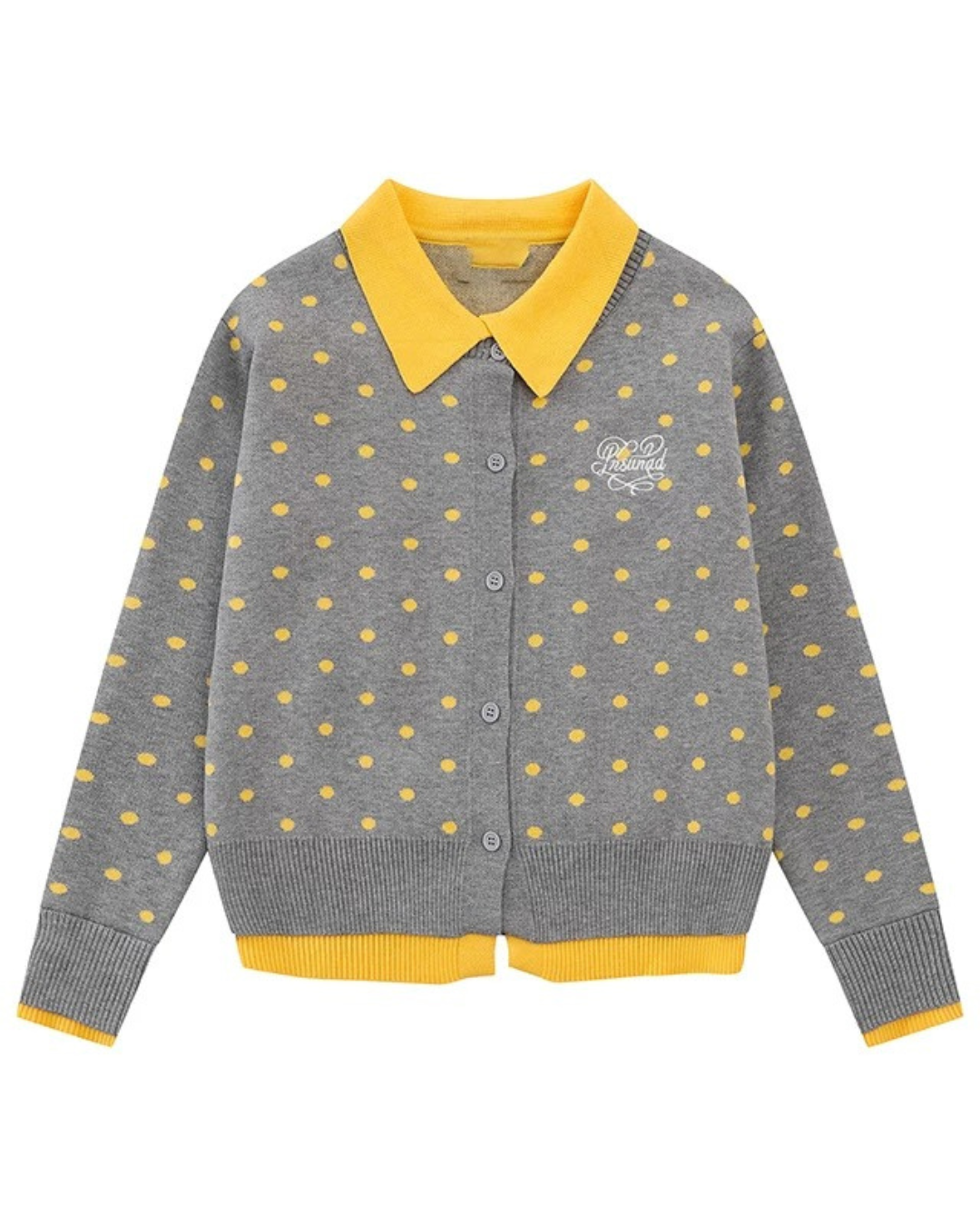 Chocolate Dot Cardigan