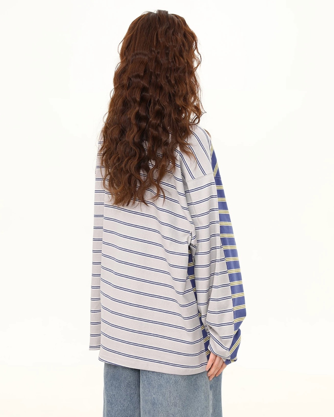 Contrast Stripe Sweatshirt