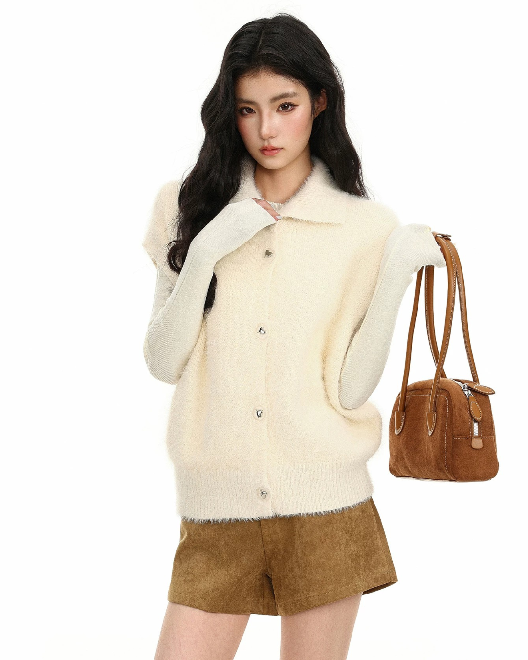 Brushed Knit Vest