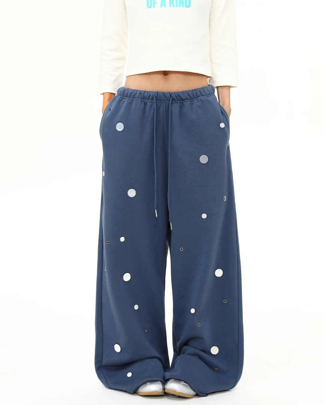 Metallic Dot Sweatpants