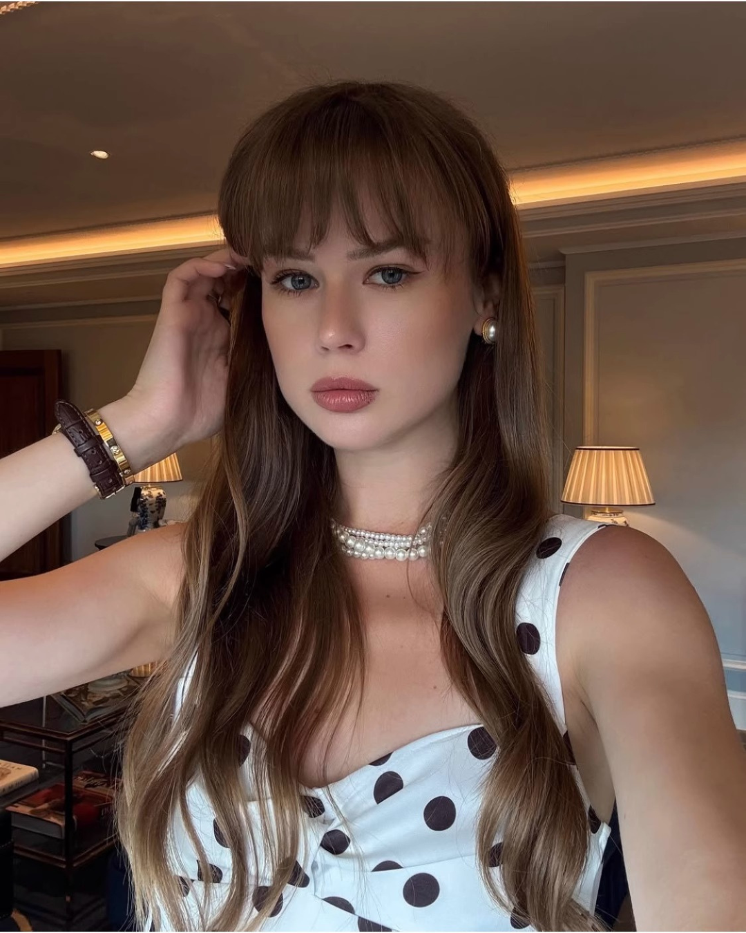 Dot Design Mini Dress