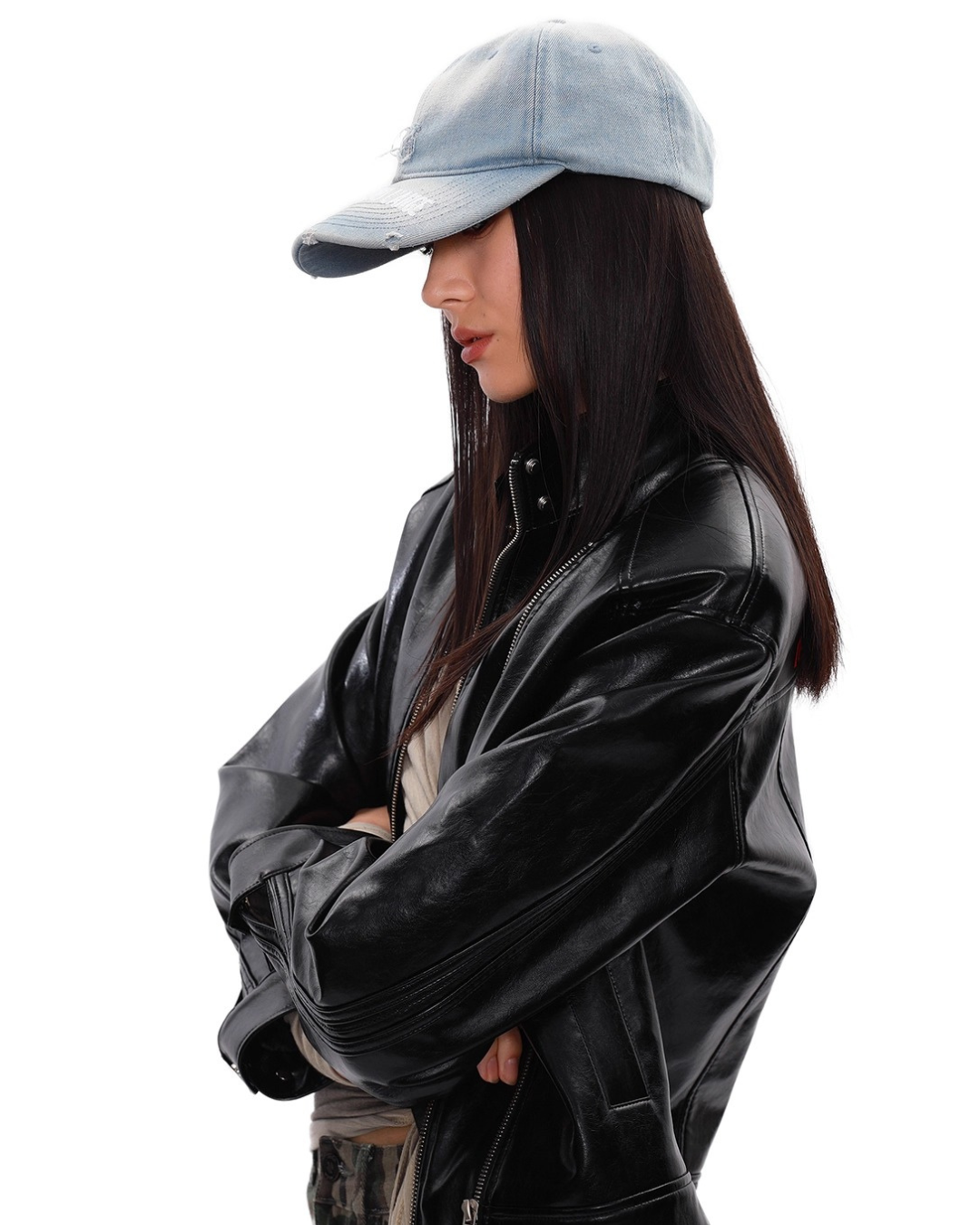 Blue Denim Washed Cap