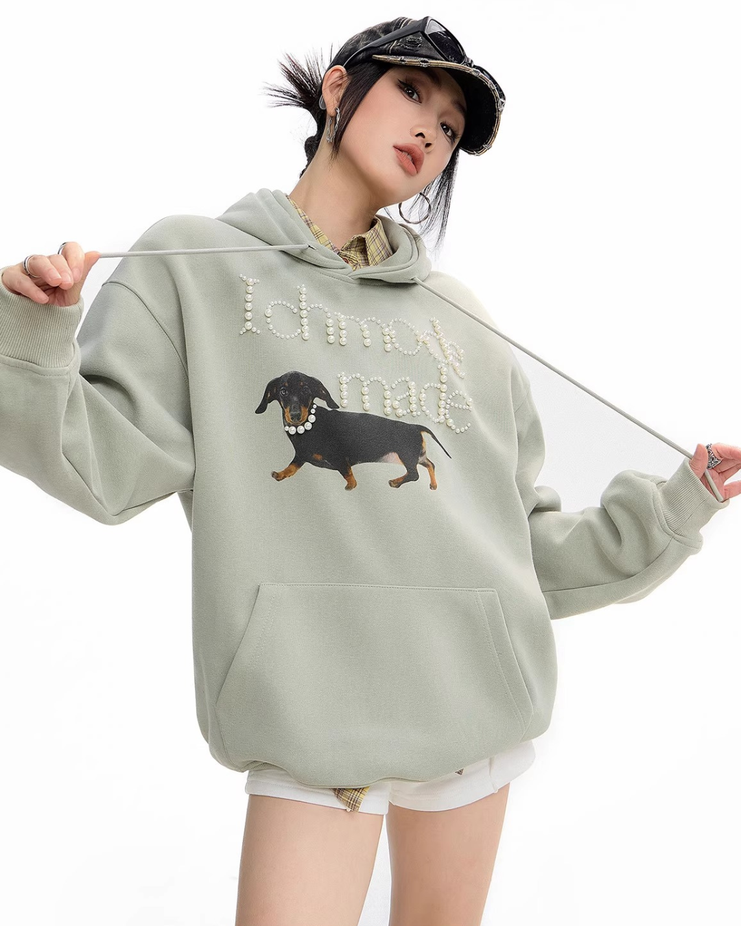 Pearl Logo Dog Hoodie