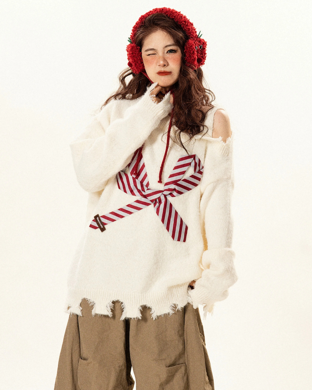 Coquette Ribbon Knit