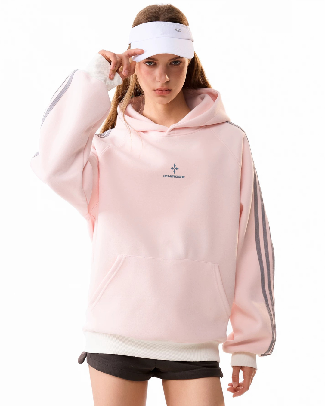 Contrast Cuff Hoodie