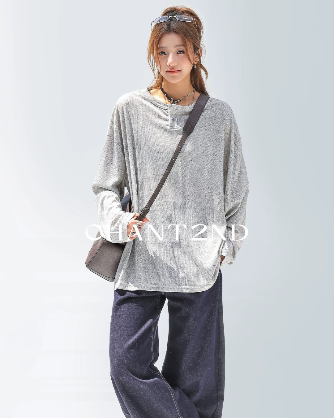 Oversized Heather Henley