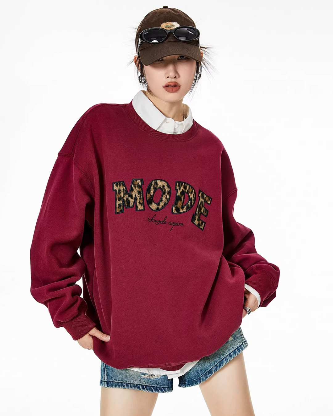 Animal Print Graphic Pullover