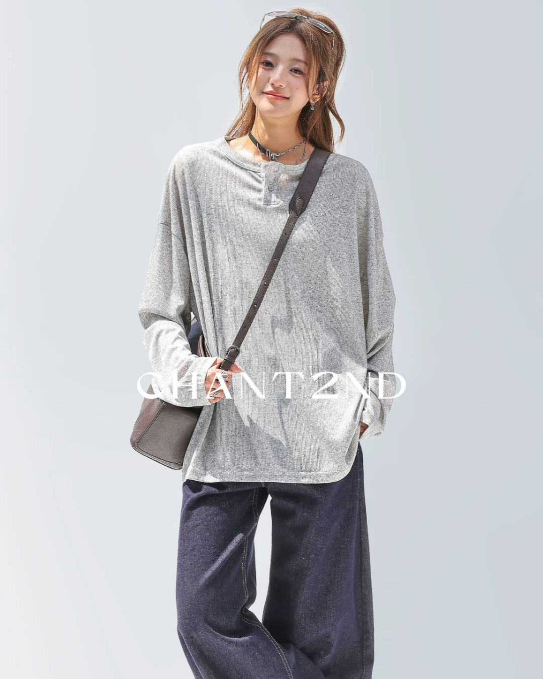 Oversized Heather Henley