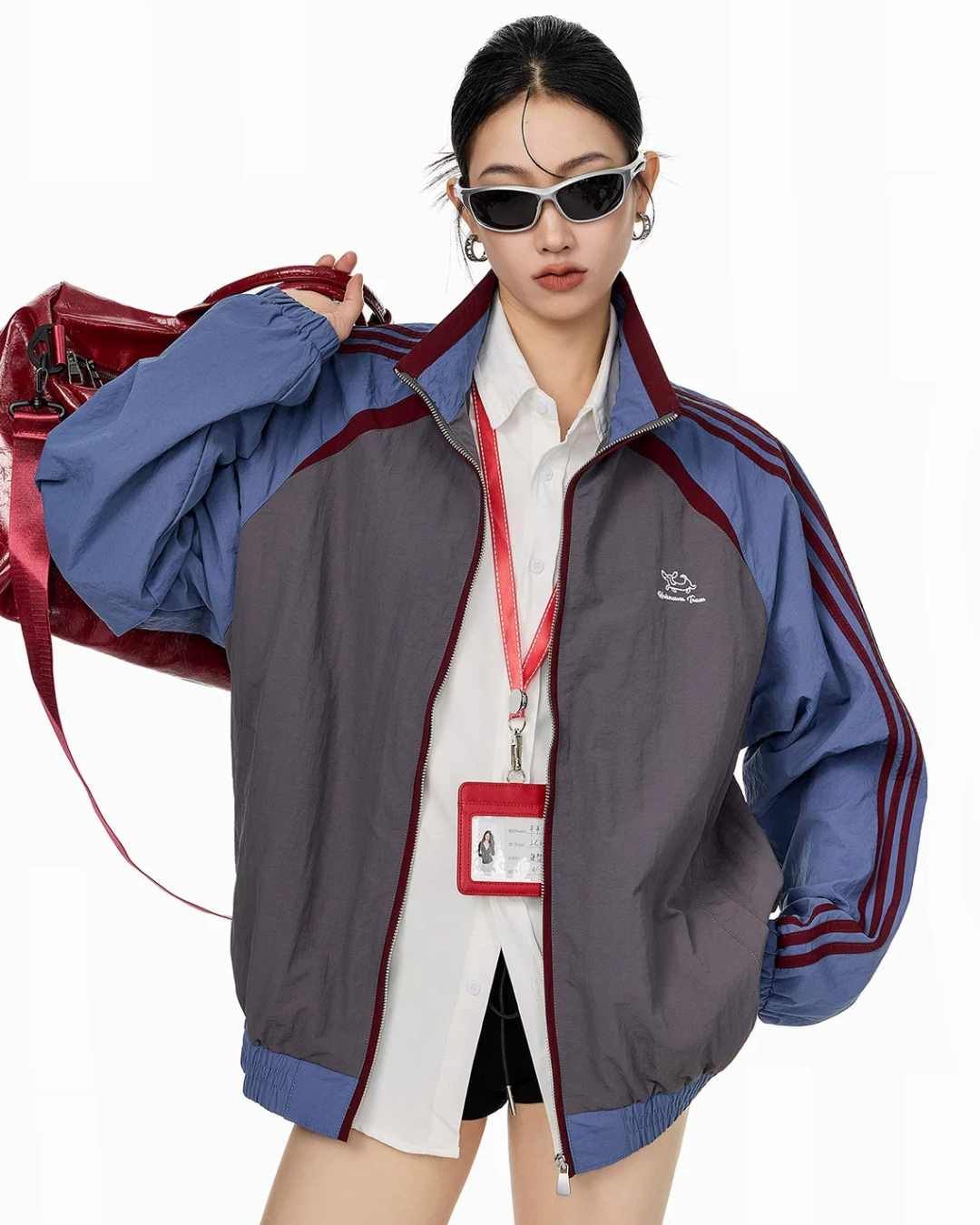 Two-Tone Stripe Jacket
