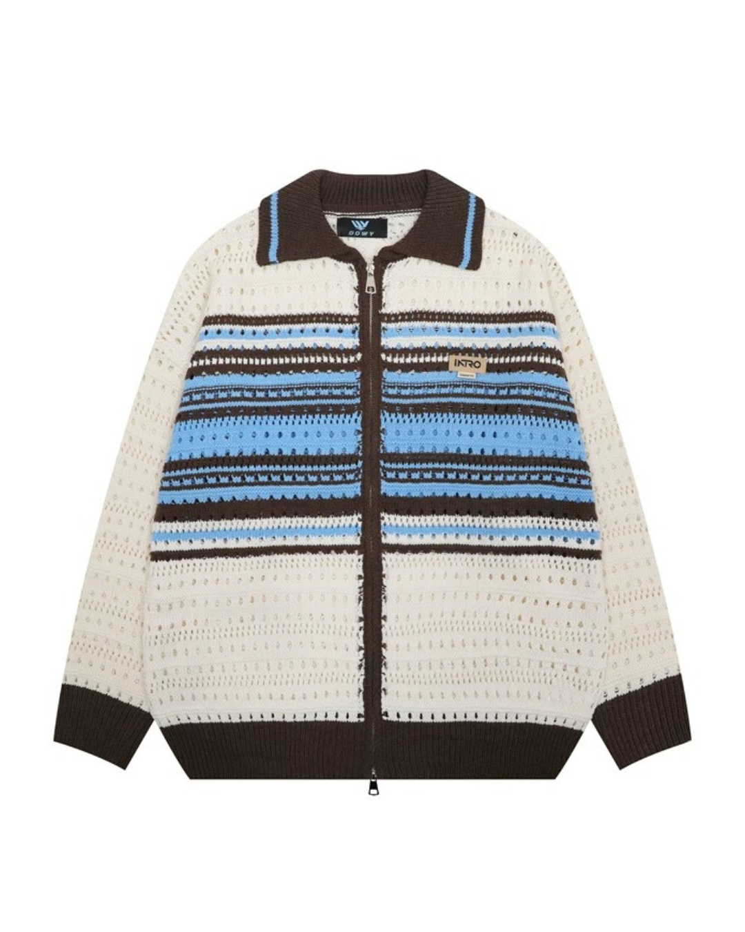 Intro Track Zip Cardigan