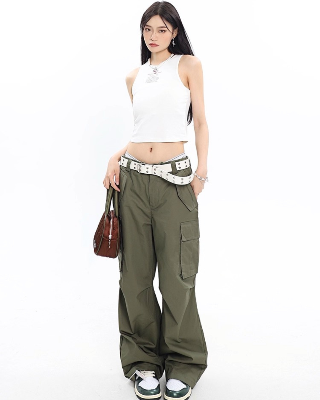 Star Hole Double Belt