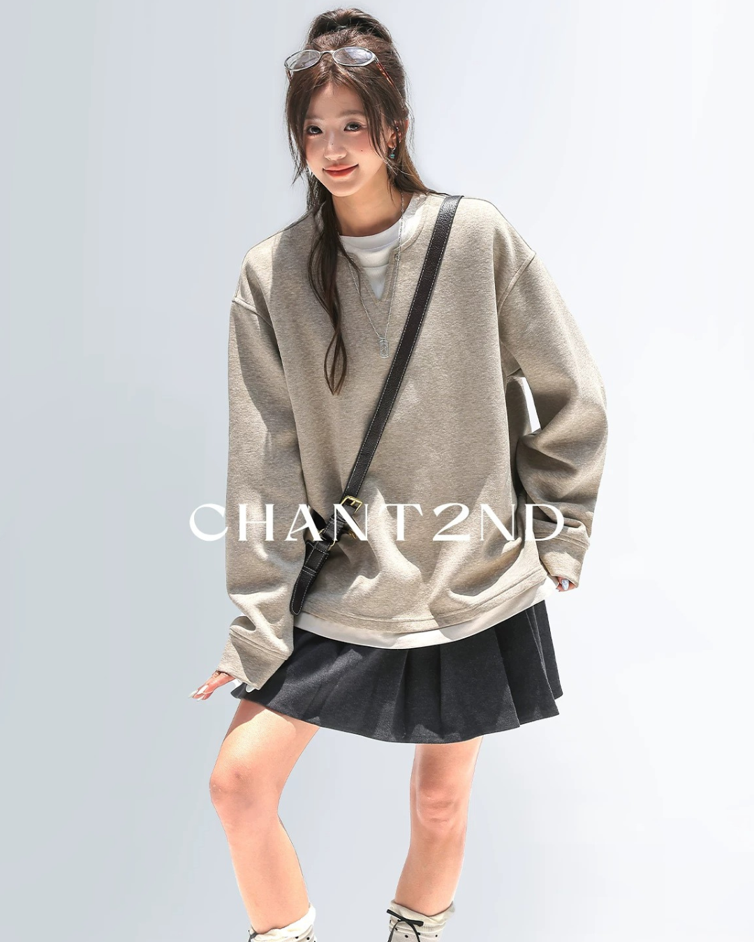 Heather Crew Sweatshirt