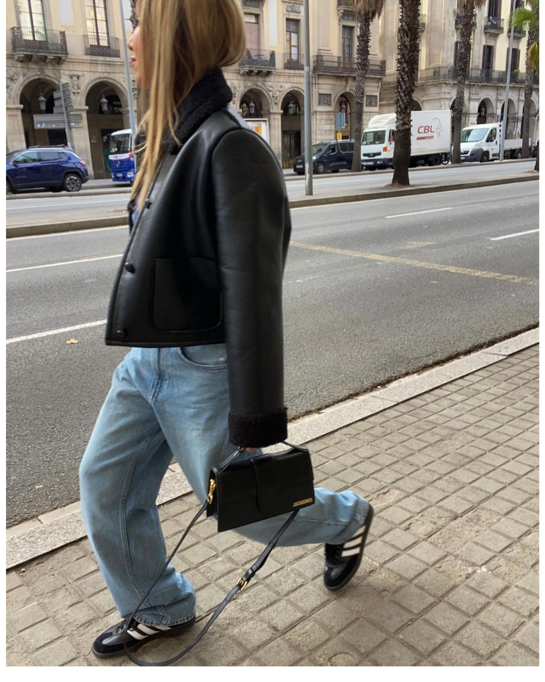 Vegan Leather Black Short Jacket