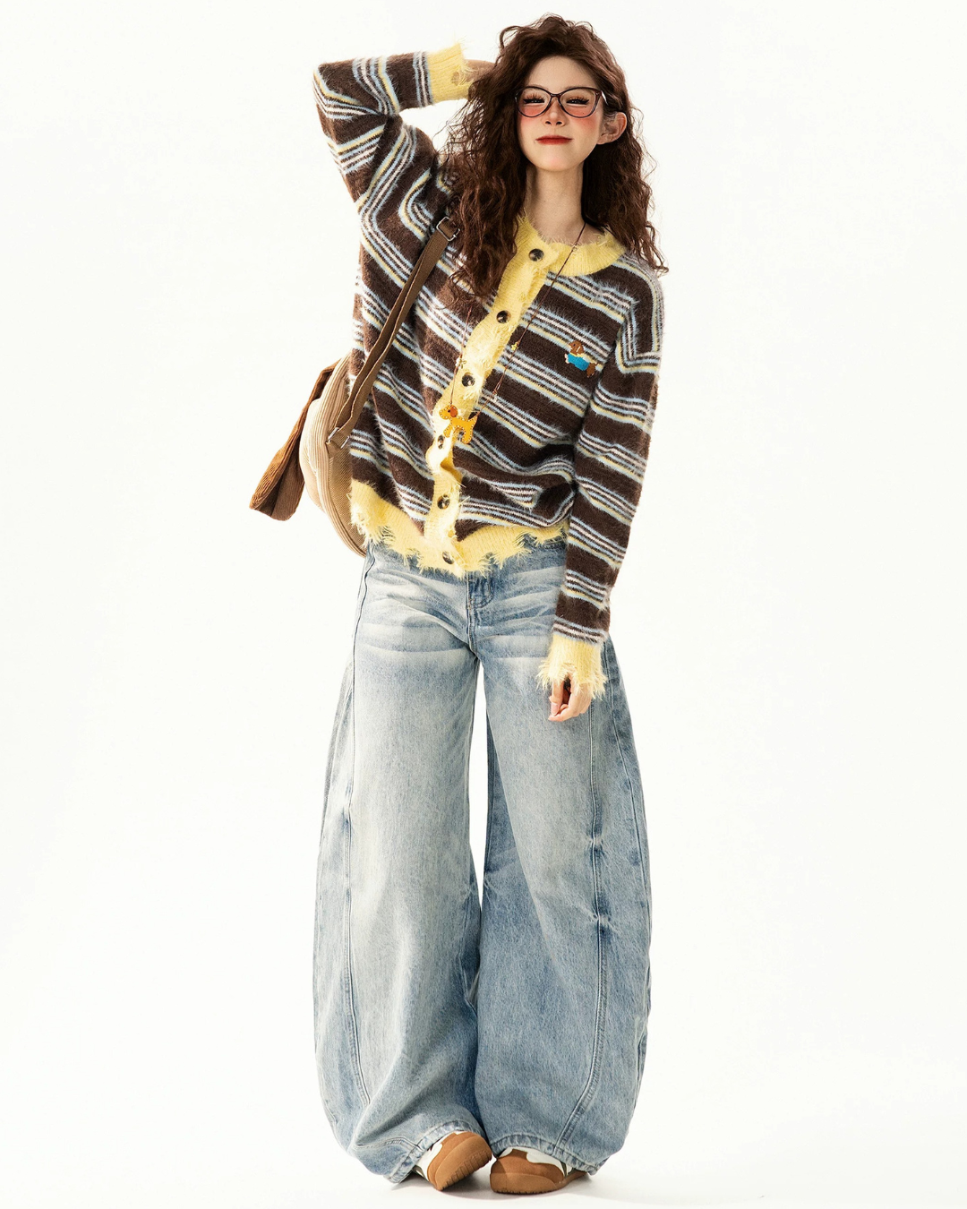 Shaggy Trim Cardigan