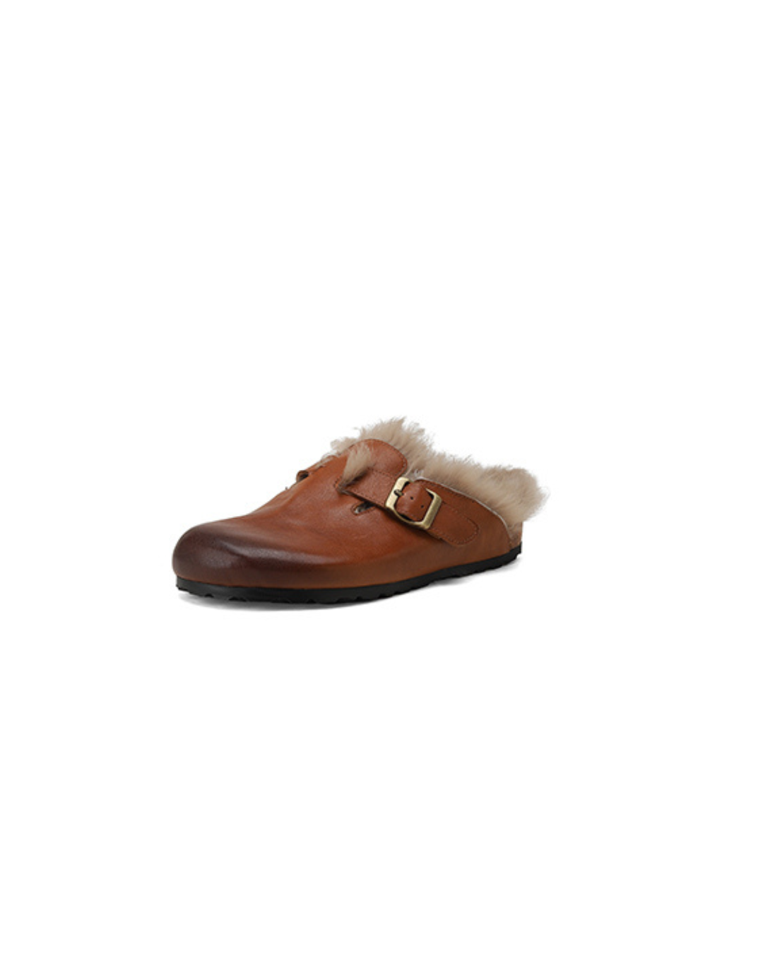 Fur Clog Shoes