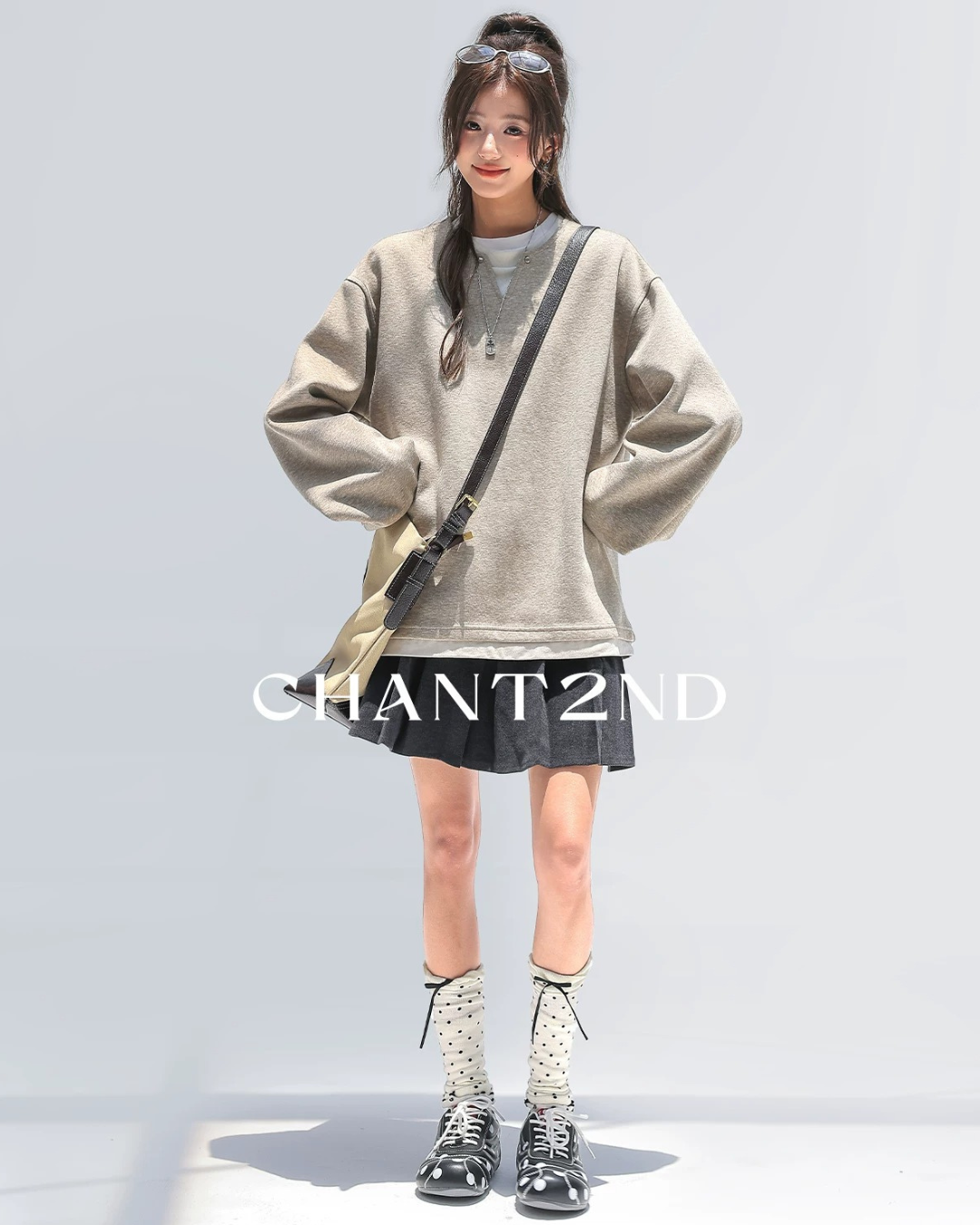 Heather Crew Sweatshirt