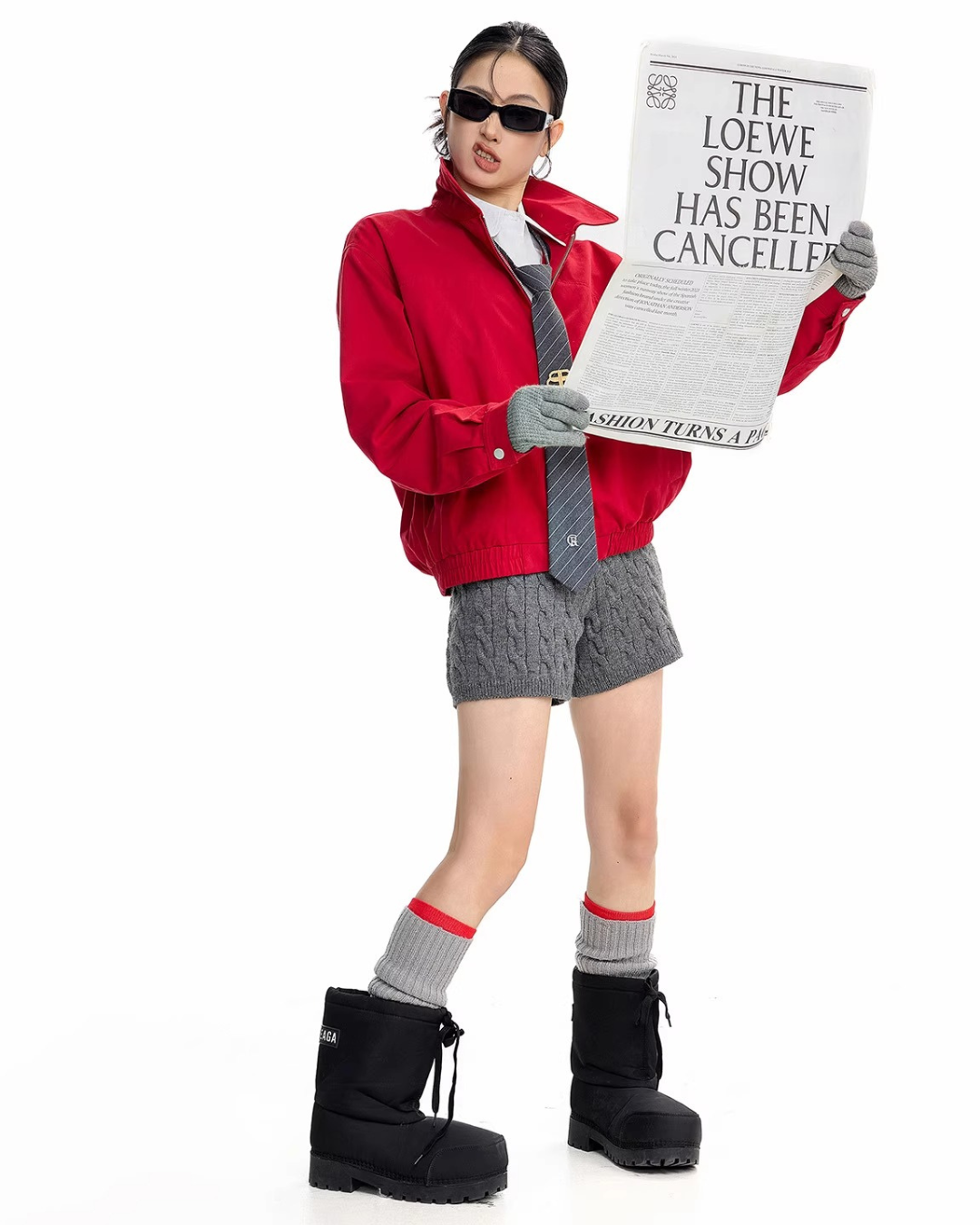 Oversized Harrington Jacket