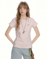 Mini Dot Logo Embroidery Tee