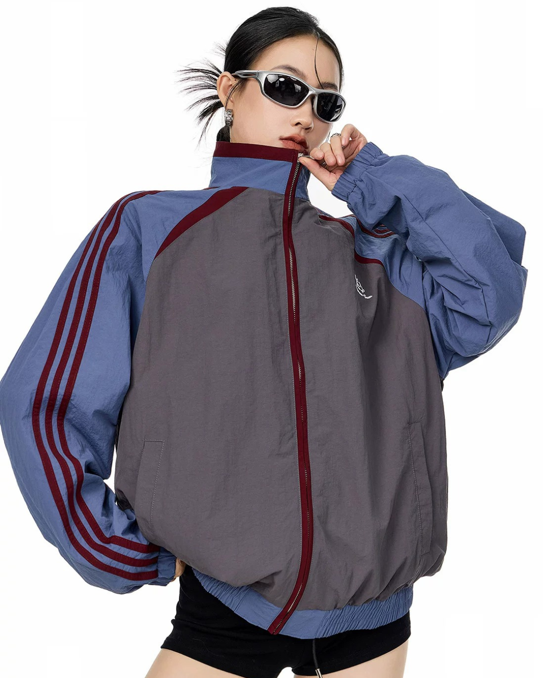 Two-Tone Stripe Jacket