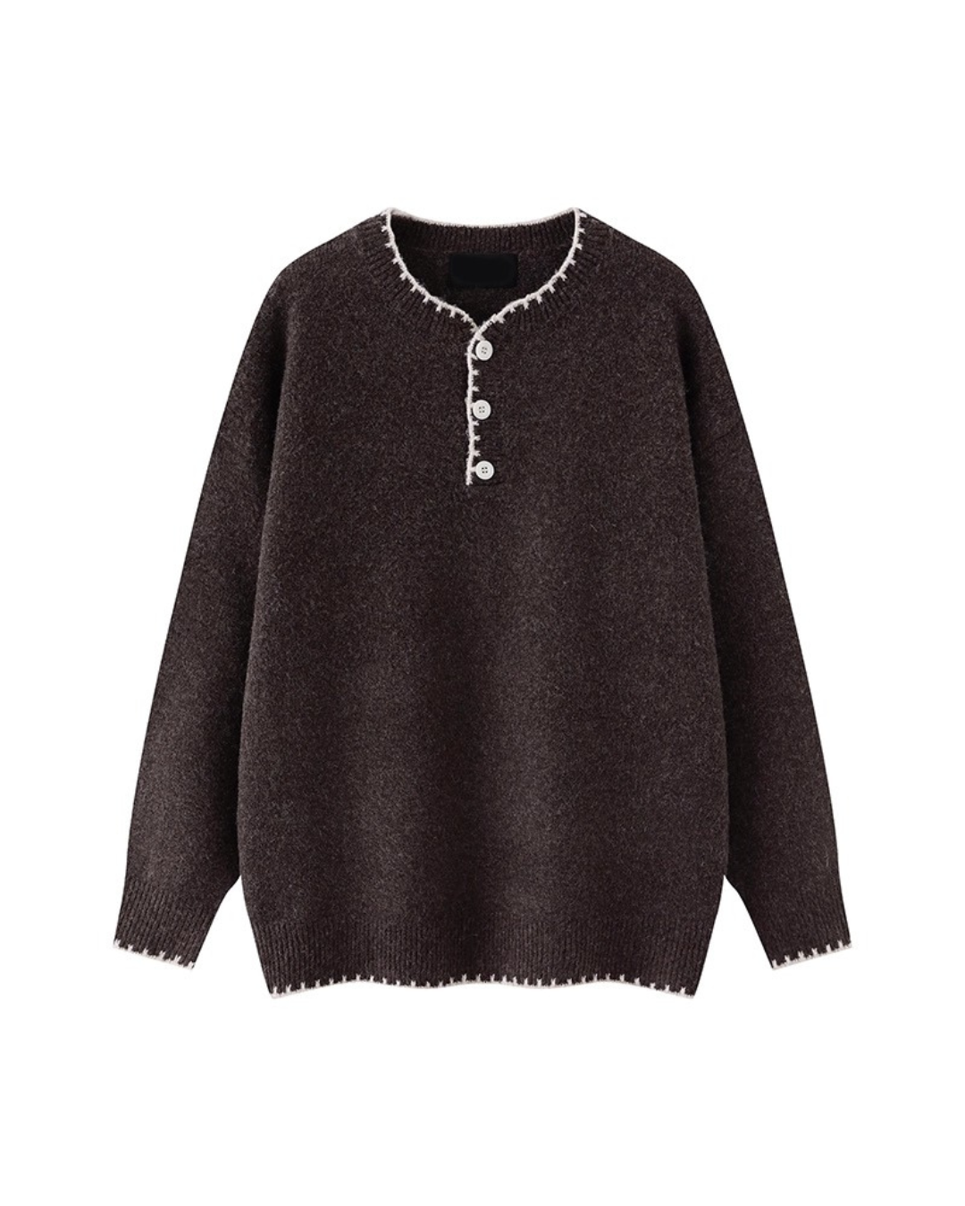 Henley Knit Pullover