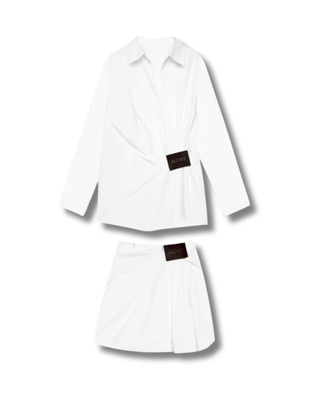 Side Cinched Shirt & Skirt