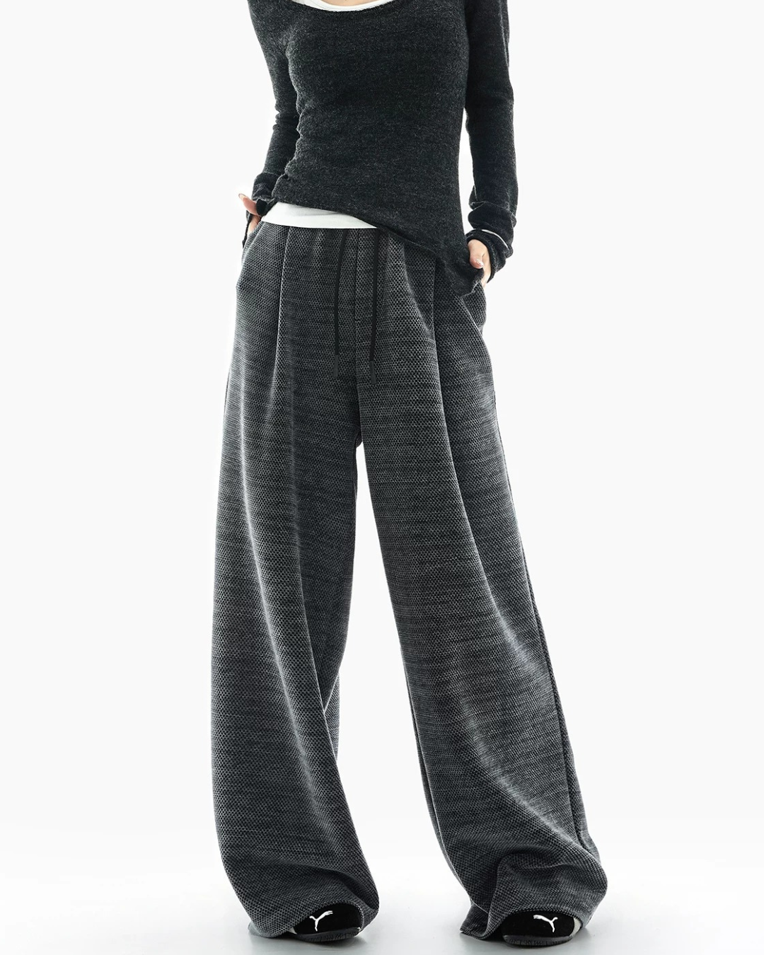 Melange Mesh Sweatpants
