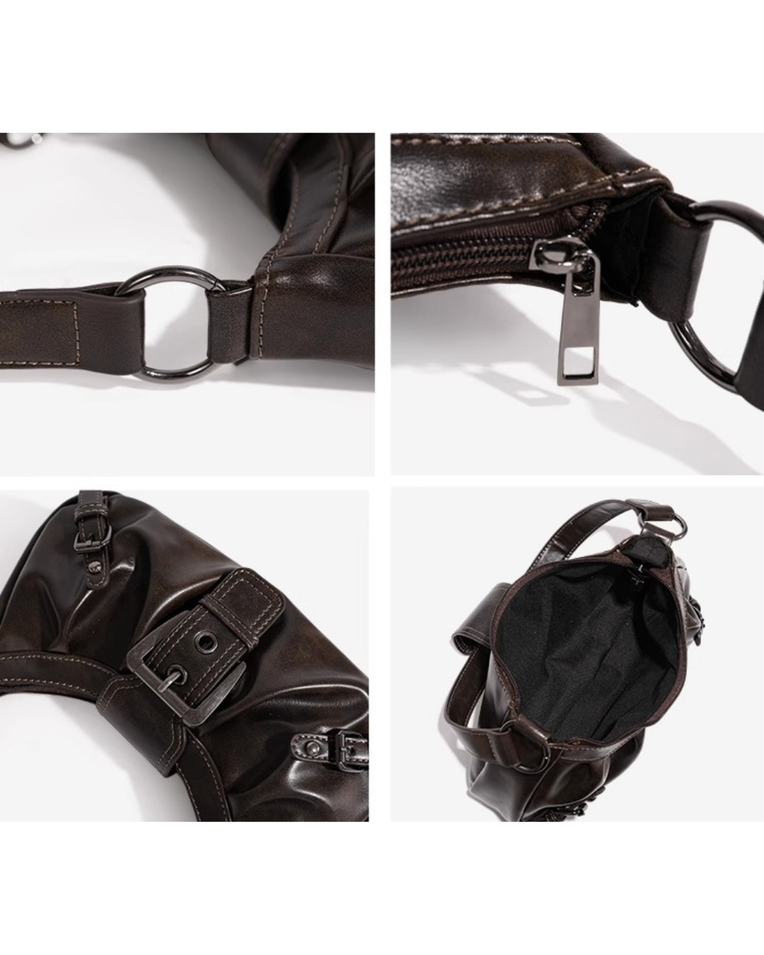 Vegan Leather Belt Handbag