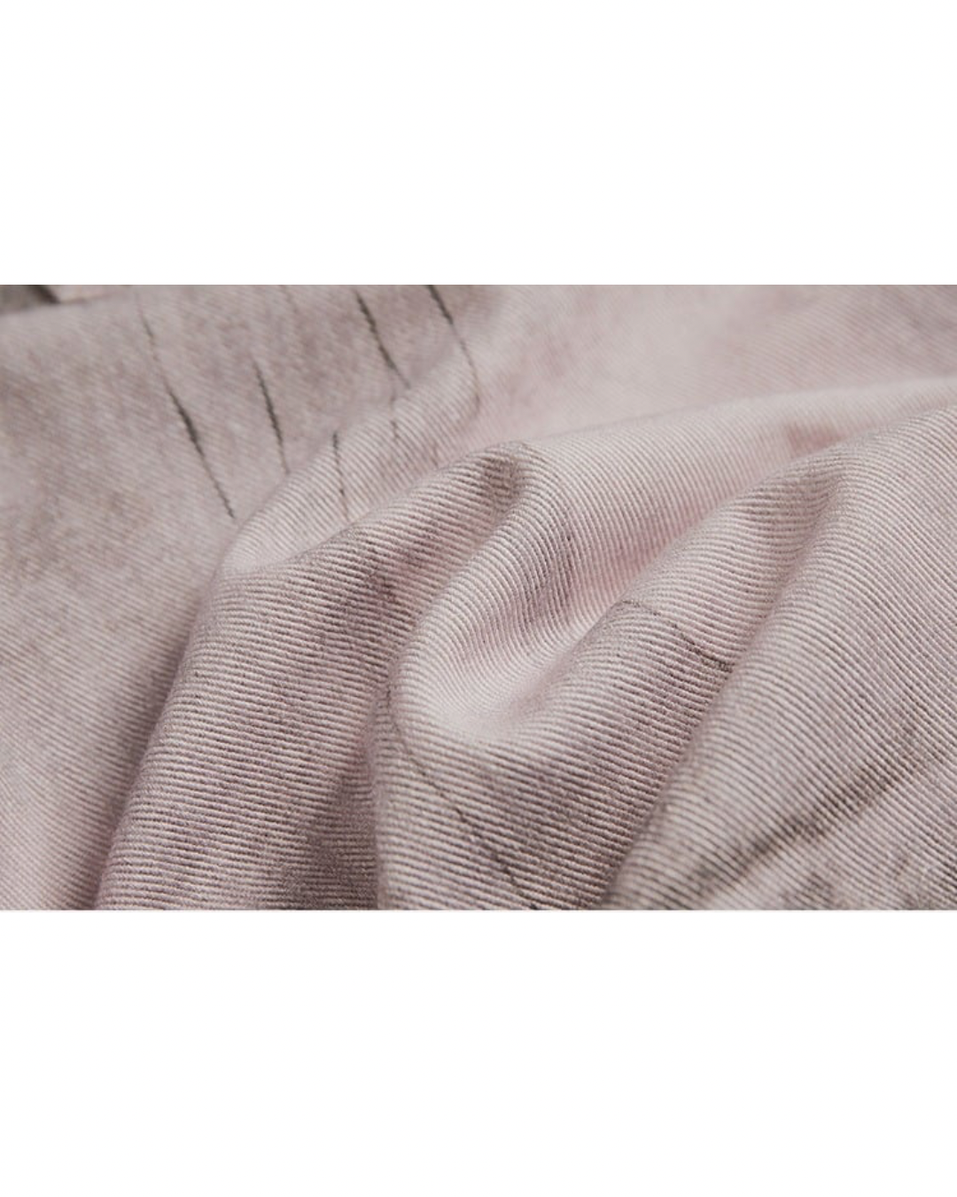 Lace-Up Printed Wide Jeans