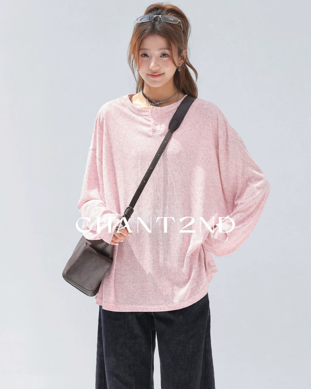 Oversized Heather Henley
