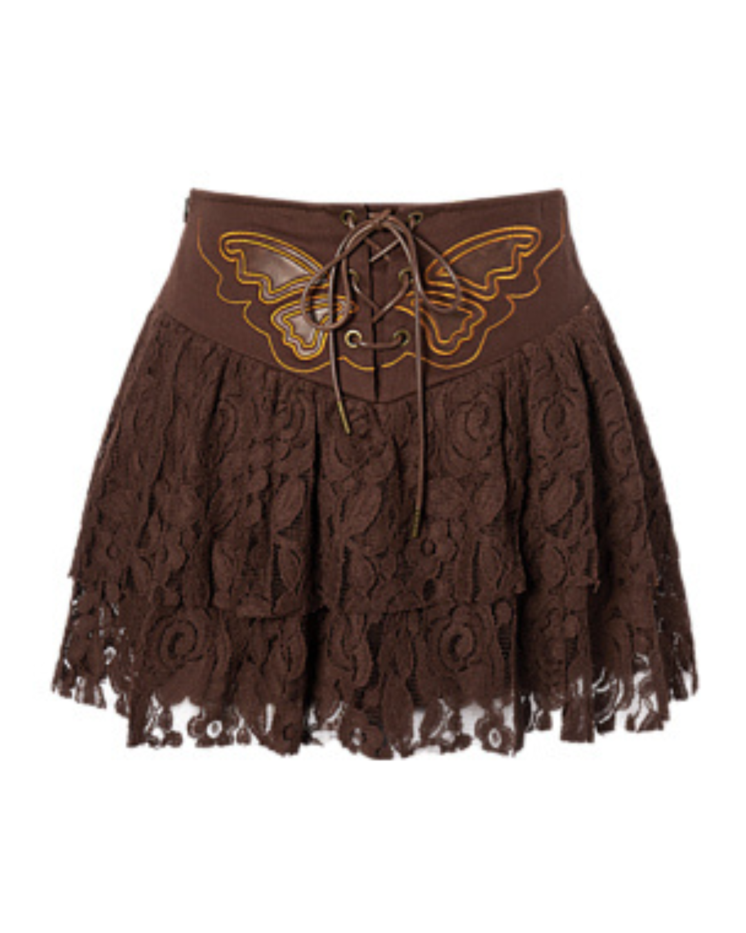 Western Frill Mini Skirt