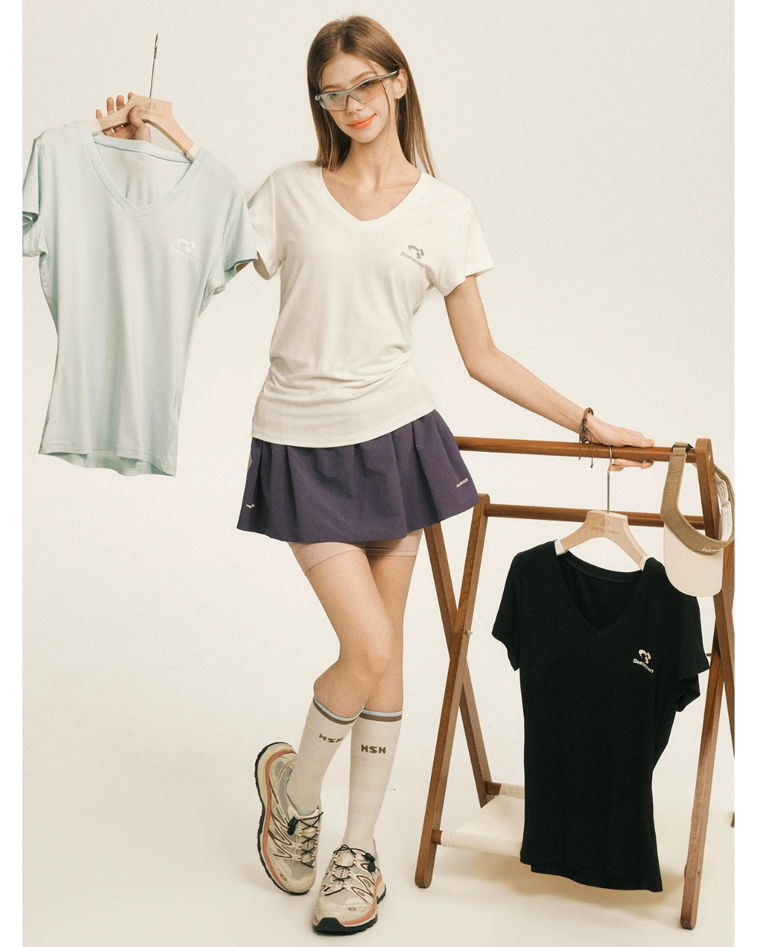 Slim Fit V-Neck Athletic Tee