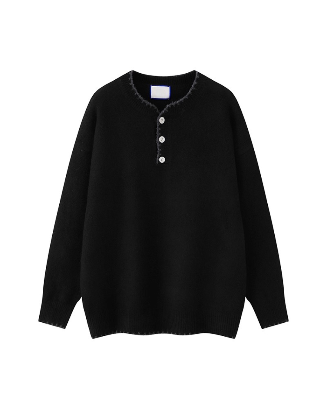 Henley Knit Pullover