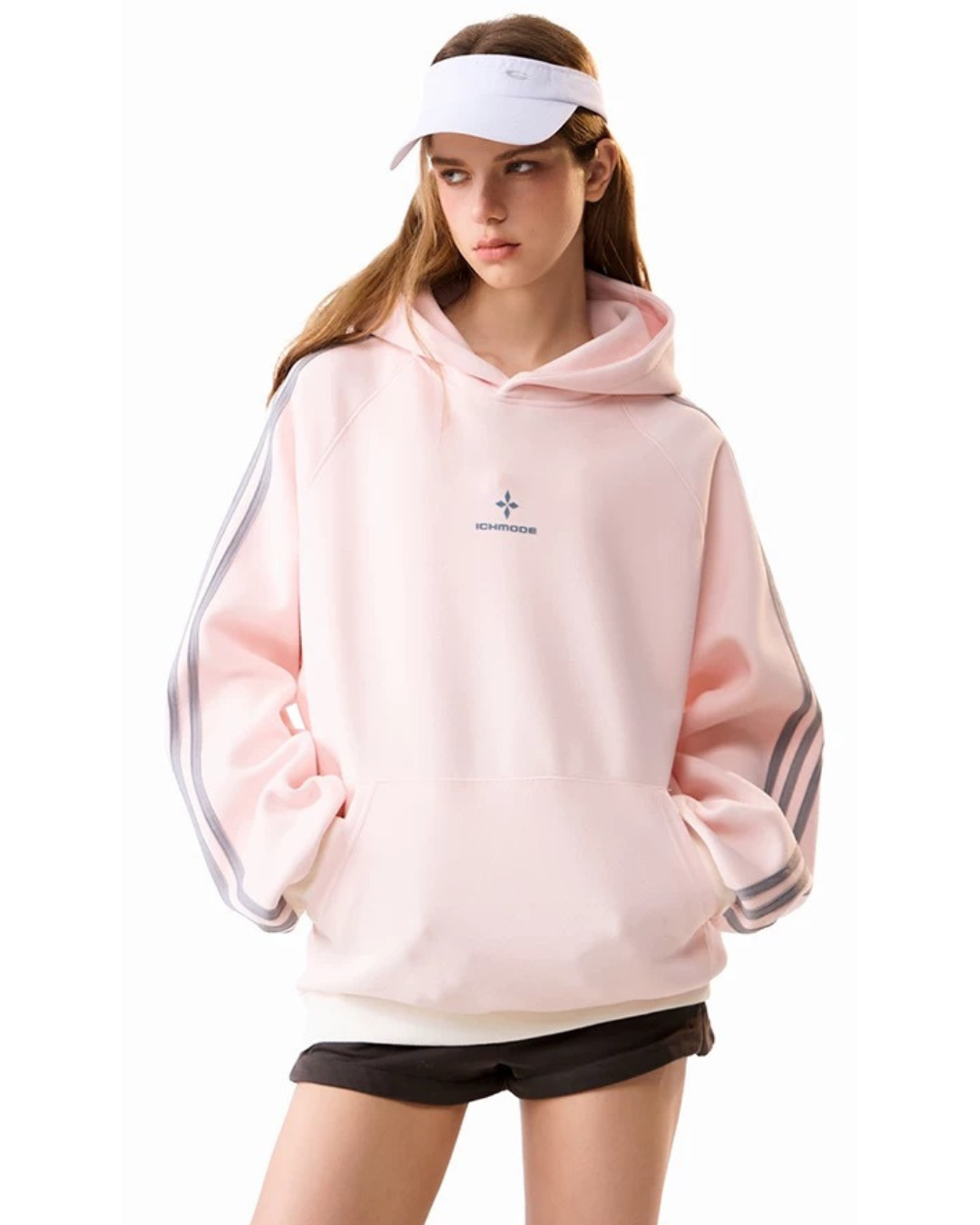 Contrast Cuff Hoodie