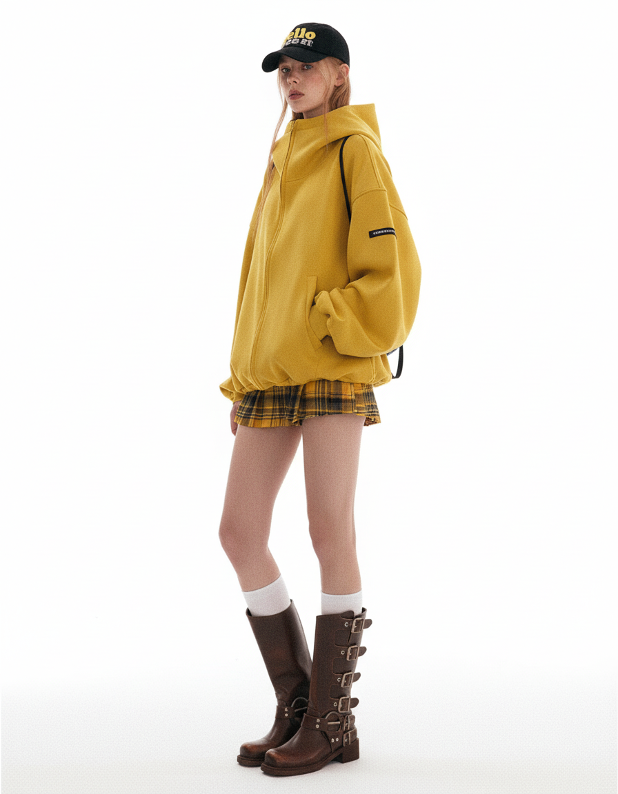 Street Essential Zip Hoodie