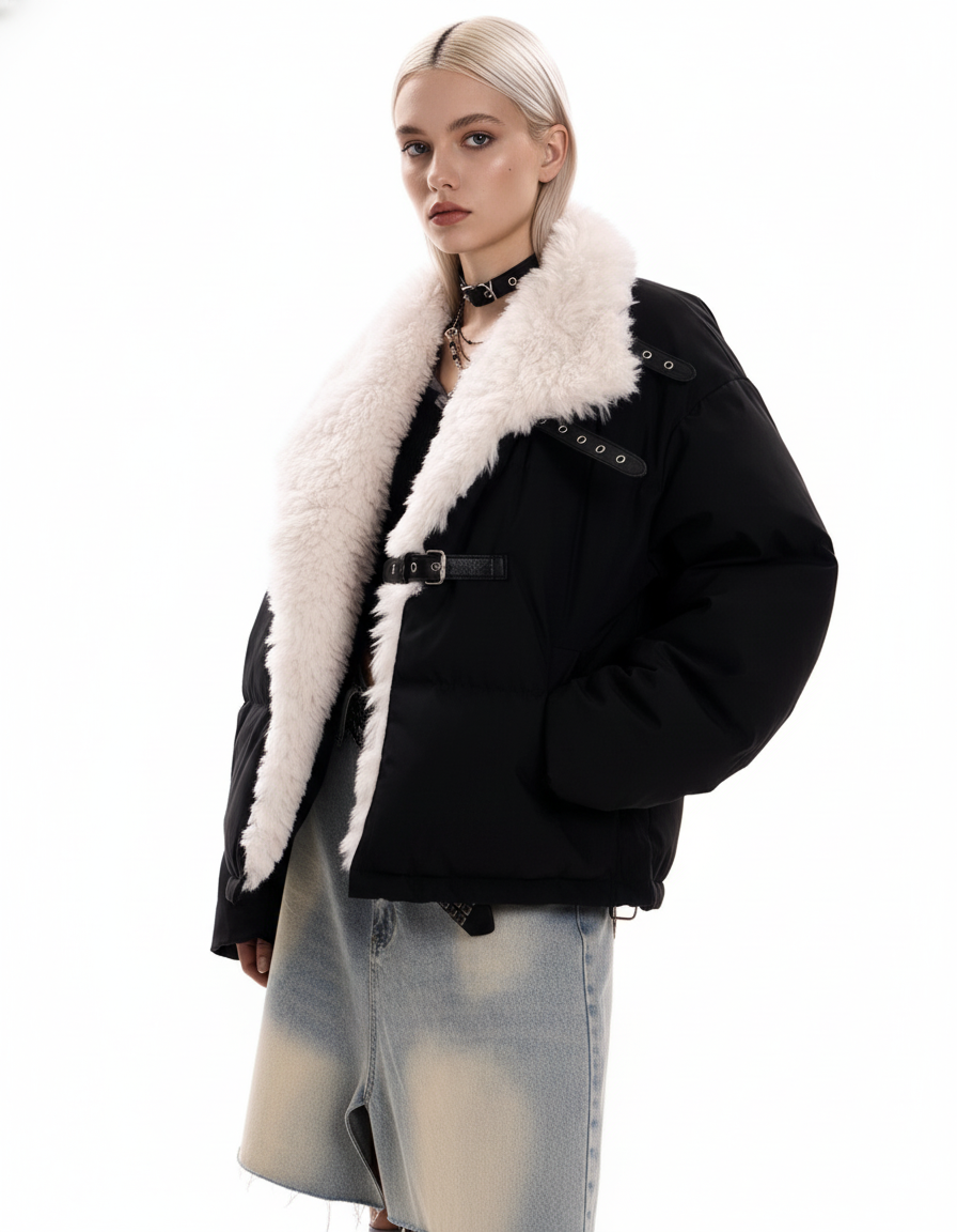 B-3 Bomber Faux Shearling Jacket