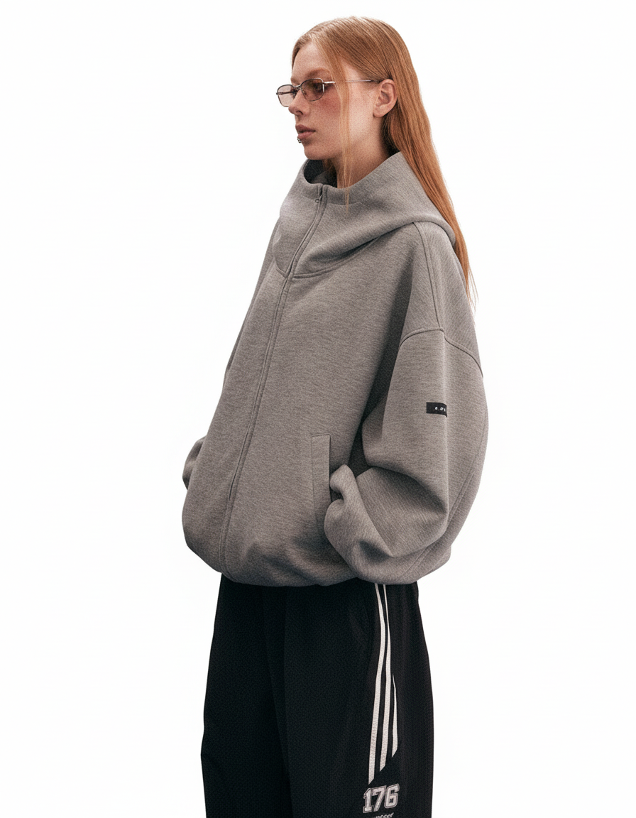 Street Essential Zip Hoodie