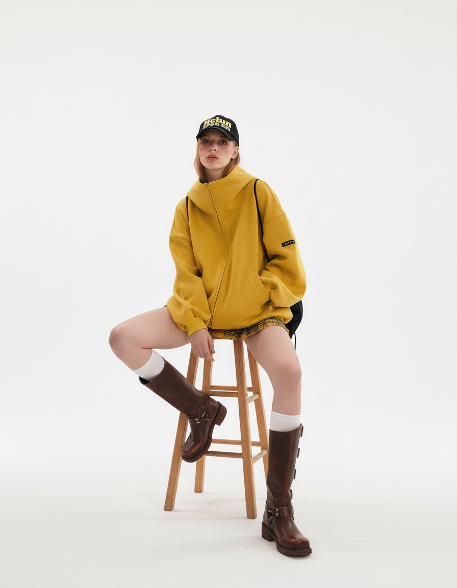 Street Essential Zip Hoodie