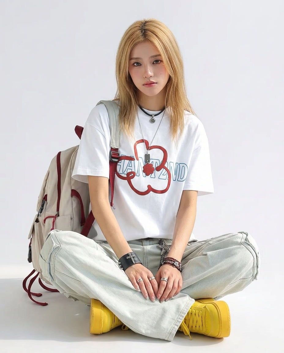 Bloom Outline Logo Tee