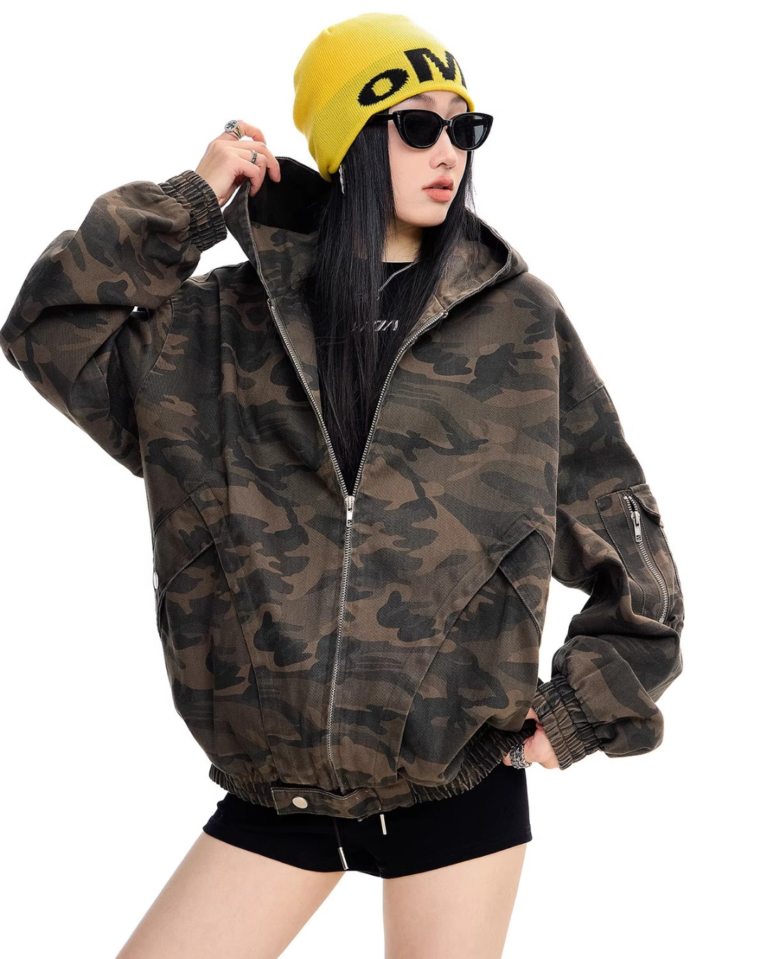 Urban Camo Hoodie Jacket