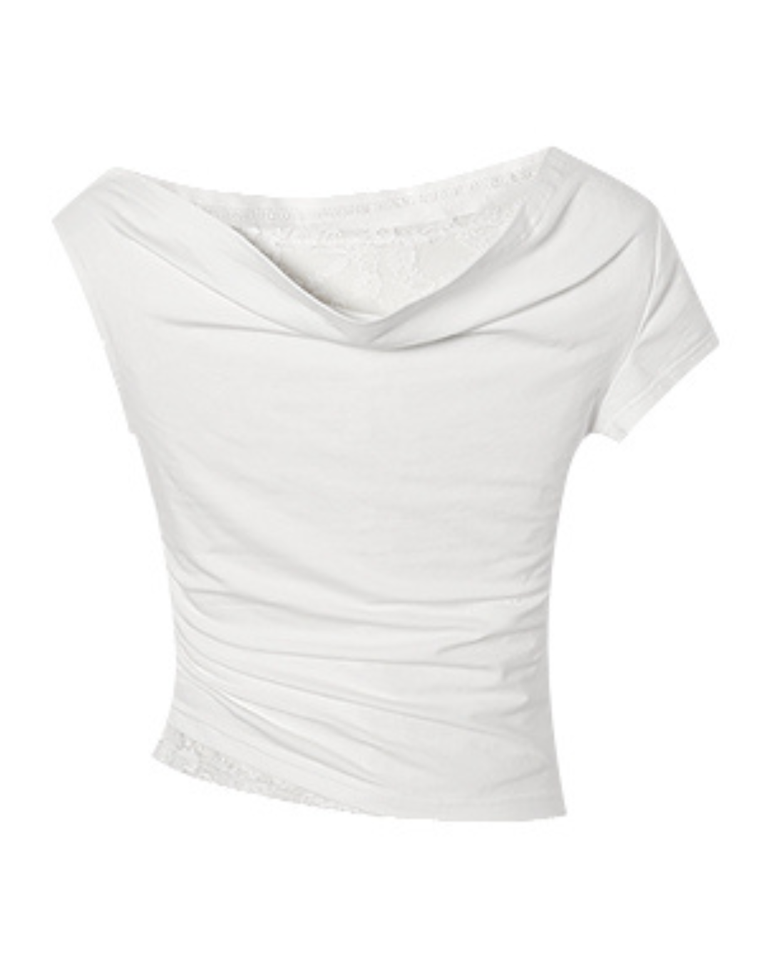 Lace One-Shoulder Top