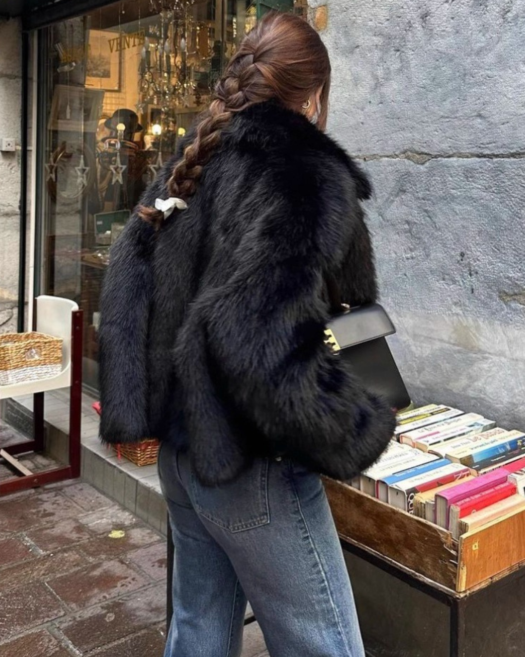 Noir Luxe Fur Jacket