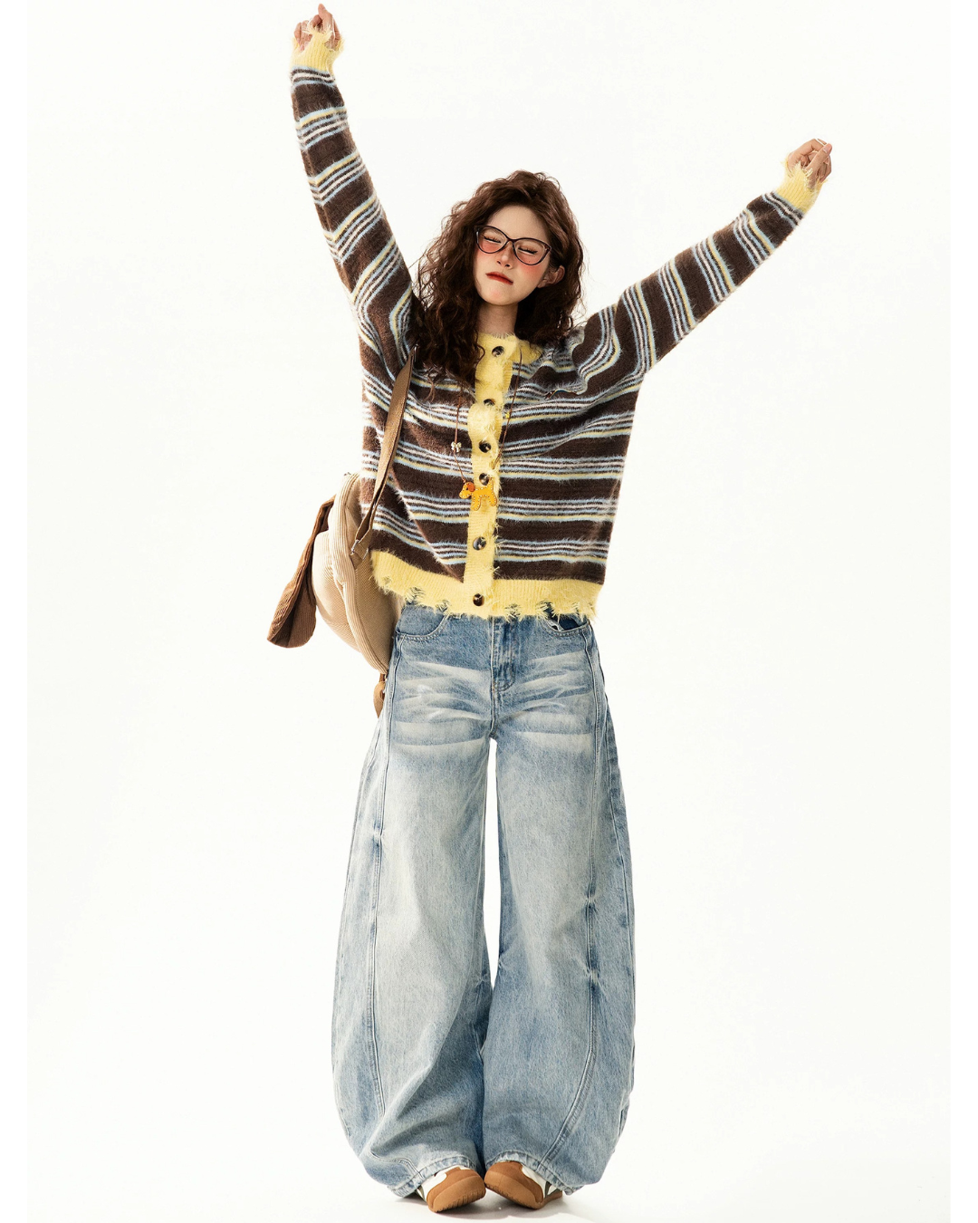 Shaggy Trim Cardigan