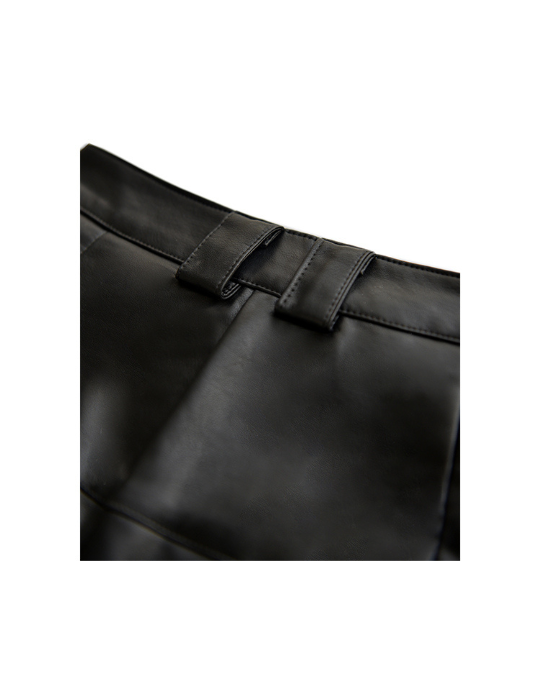 High Waist Vegan Leather Pants