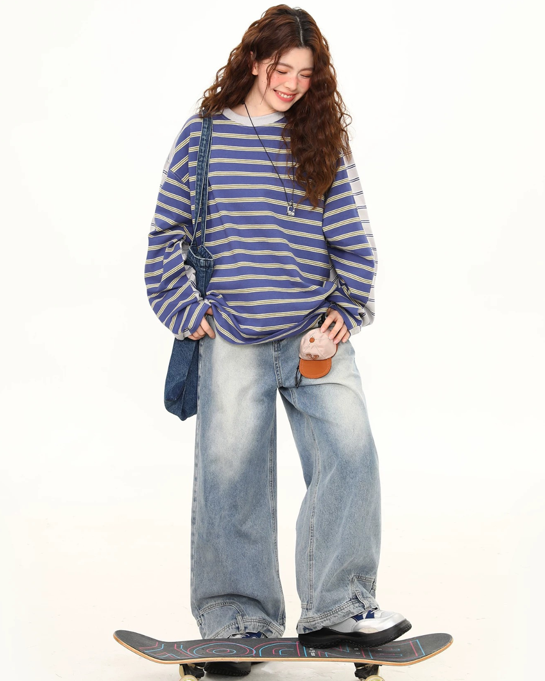 Contrast Stripe Sweatshirt