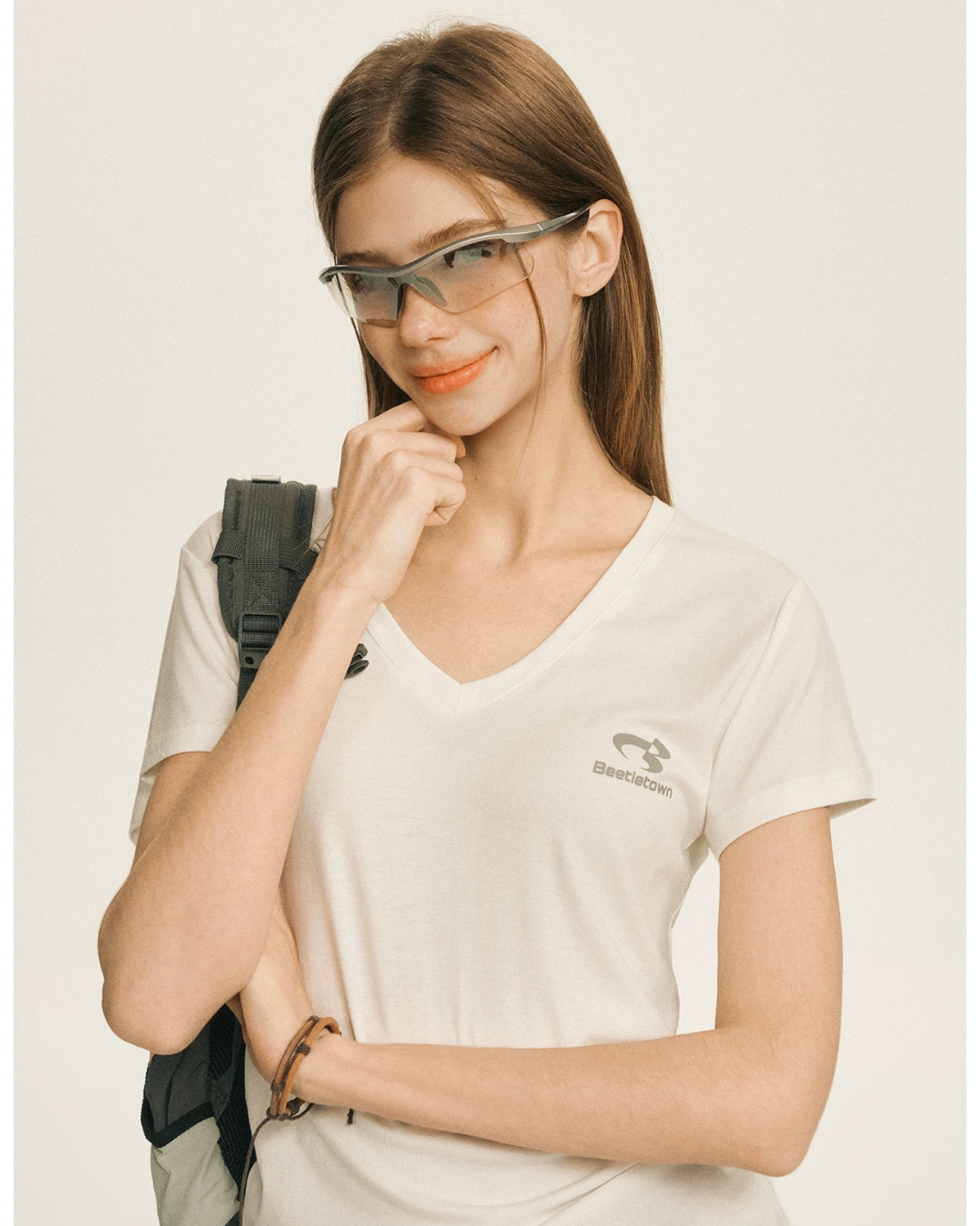 Slim Fit V-Neck Athletic Tee